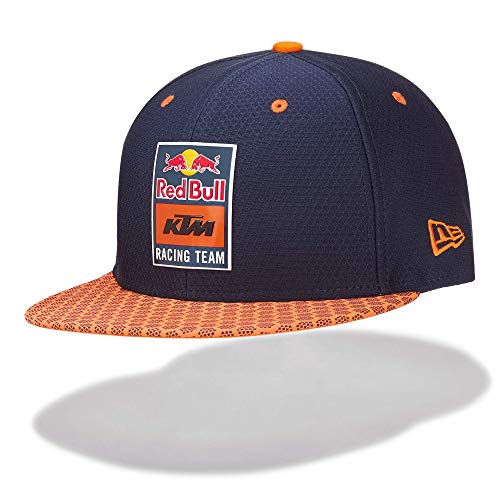 Red Bull KTM New Era 9Fifty Hex Era Flapcap, Azul Unisexo Talla única Cap, KTM Factory Racing Original Ropa & Accesorios