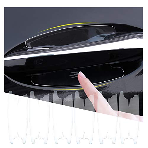SHAOHAO Láminas protectoras de pintura para manillas de puertas Benz, 150 µm, autoadhesivas, 6 unidades