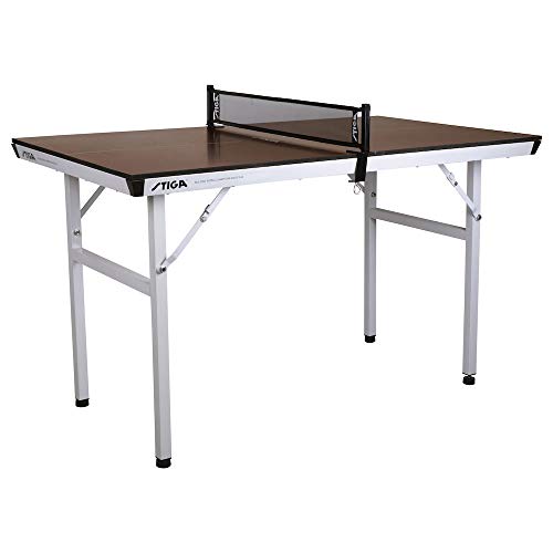 Stiga Mini Table Home Mesas de Ping Pong, Unisex-Adult, Brown, 125 x 72 x 75 cm