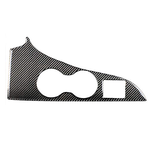 Tira de protección para coche Etiqueta engomada decorativa del panel del soporte de la taza de agua de la fibra de carbono del coche para Lexus RX300 / 270 / 200T / 450h 2016-2019, conducción a la izq