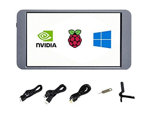Waveshare 7 Inch Touch Monitor 1080×1920 Full HD IPS Screen with Mini HDMI Port Features Toughen Glass Panel Supports Raspberry Pi Jetson Nano and General PC