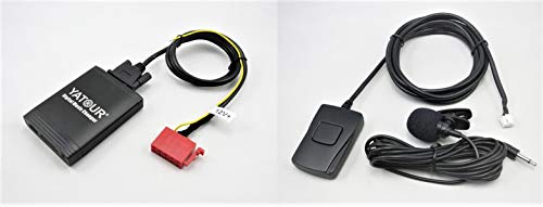 Yatour - Adaptador y manos libres Bluetooth para radios de coche Mercedes W140 W202 W210 C E, para radios: Mercedes Special (sin CD) y Exquisit (no compatible con todas las radios Audio 5-50, Comand ni sistemas APS)