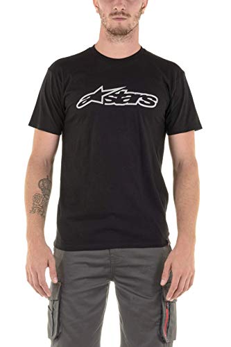 Alpinestars Blaze Camiseta Clásica, Gris Oscuro, XL para Hombre