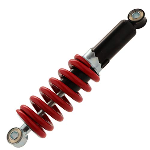 Amortiguador de Motos Trasero para ATV - Rojo + negro 260mm
