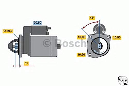 Bosch 986011280 motor de arranque