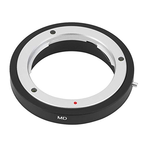 Convertidor de anillo para cámara, adaptador de lente con montura MD-EOS Anillo de primer plano para Minolta MD MC para cámaras con montura EF de Canon, hecho de metal de calidad, alta resistencia y s