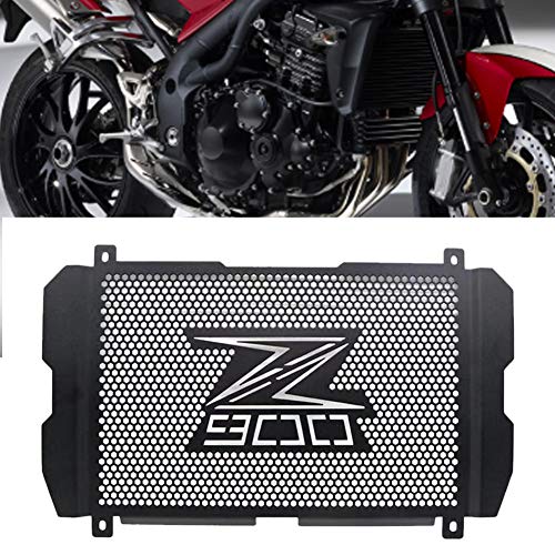 Cubierta protectora para rejilla de radiador de motor de motocicleta, de acero inoxidable, protector de rejilla de radiador de acero inoxidable, accesorios de motocicleta para Kawasaki Z900 17-19