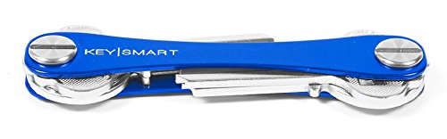KeySmart - Llavero y Organizador de Llaves Compacto (hasta 8 Llaves, Azul)