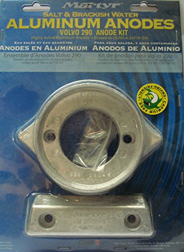 Martyr aluminio anoden Kit para Volvo Penta 290 SP cm290 Kita