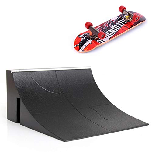 Mini dedo Skateboard y rampa de juguete Skate Park Ramp Kit Primitive Pro Model Finger Board con 1 dedo Skateboard Ramp Parks Apoyo de entrenamiento