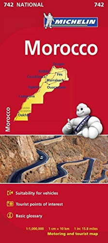 Morocco - Michelin National Map 742: Map (Michelin National Maps)