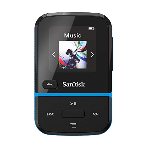 SanDisk Clip Sport Go - Reproductor MP3 de 32 GB Azul