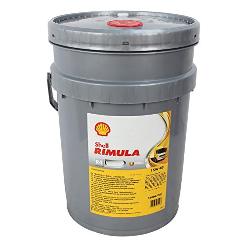 Shell Rimula R4 L 15W-40 20 litros NFZ Aceite de motor diésel para vehículos industriales