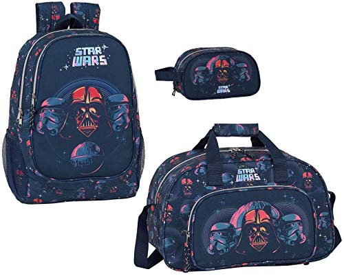 Star Wars – Estrella de la muerte – Mochila de deporte y bolsa de aseo para niños