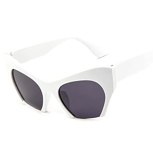 Único Gafas de Sol Sunglasses Nuevas Gafas De Sol Semi Sin Montura para Mujer, Gafas De Sol Transparentes De Diseñador D