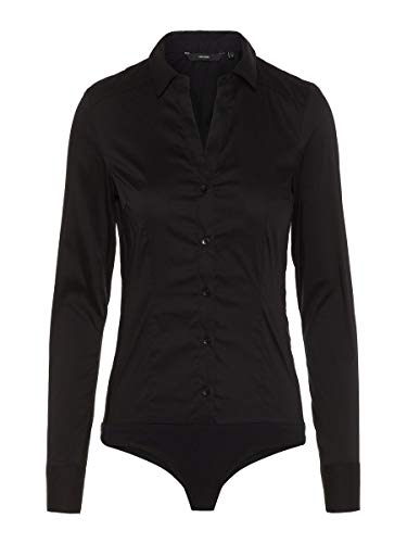 Vero Moda VMLADY L/S G-String Shirt Noos Blusas, Schwarz Black, XL para Mujer