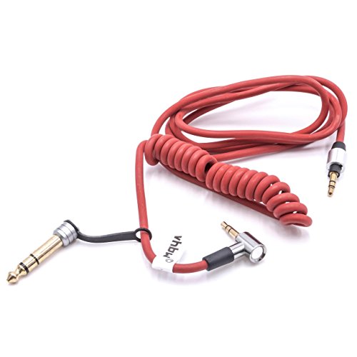vhbw Cable Audio AUX a Conector Jack de 3,5mm, de 6,3mm para Dr. Dre Monster Beats Mixr, Pro, Solo, Studio Auriculares, 150cm