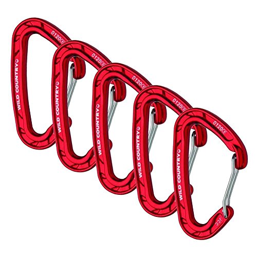 Wildcountry - Astro Anodised 5 Pack, Color Red