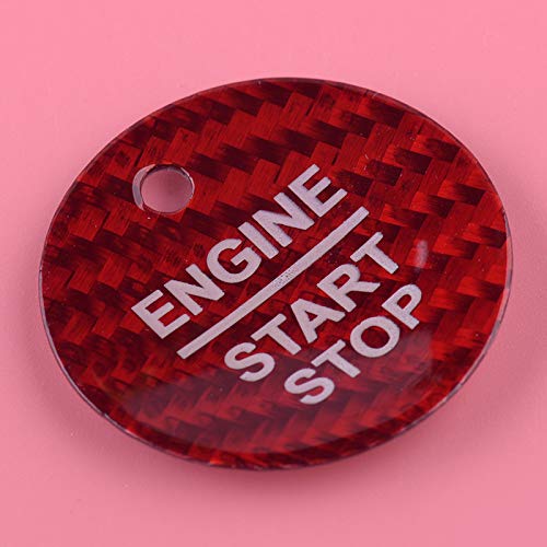 zzwllong Arranque con un Solo botón, botón Rojo de Arranque y Parada del Motor, Cubierta de plástico, para Ford F-150 Escort Edge Mondeo Focus Everest Taurus Explorer