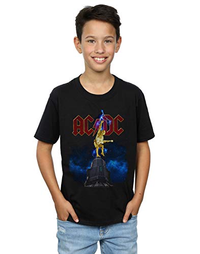 AC/DC Niños Stiff Upper Lip Lightning Camiseta Negro 9-11 Years