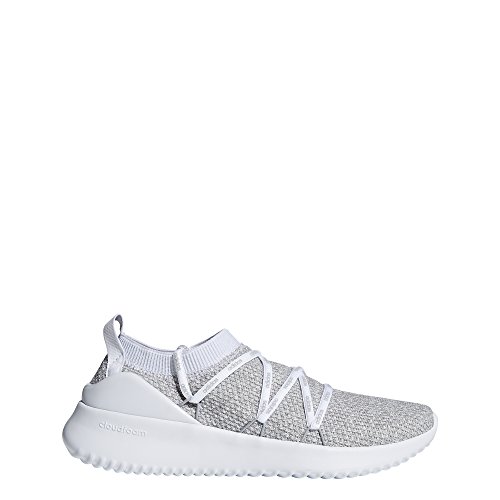 adidas Women's UltimaMotion Running Shoe White/White/Grey, 9 M US