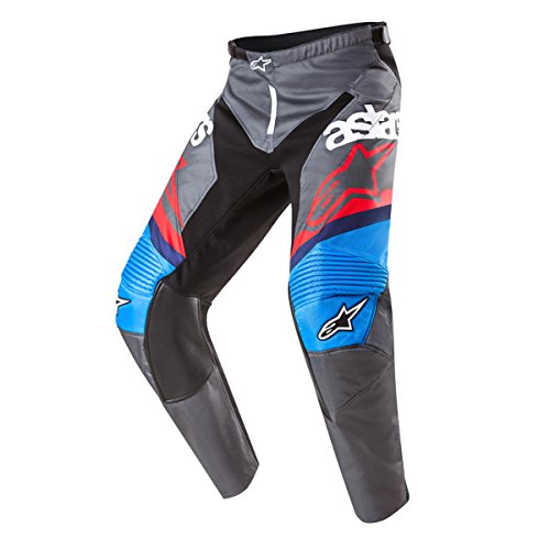 Alpinestars Bomber Limited Edition Racer Braap S7 Offroad Pants Anthracite/Blue Talla 36