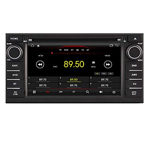Android 10 Car DVD Player SAT NAV RADIO CABEZA UNIDAD GPS Navegación Estéreo para Nissan Versa 2013-2017, Nissan Note Juke Almera Livina Bluetooth SD USB WiFi
