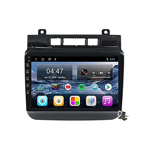 Android 10 Car Radio de Navegación GPS para Volkswagen Touareg FL NF 2010-2018 con 9 Pulgada Táctil Support 5G FM Am RDS/DSP MP5 Player/Steering Wheel Control/Carplay,M100