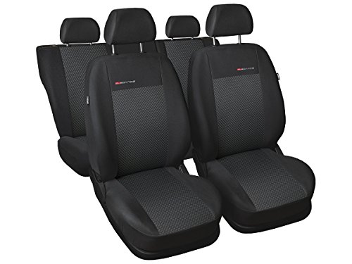 ®Auto-schmuck - Fundas protectoras de asiento a medida, para Nissan Qashqai, ajuste perfecto, de terciopelo y tela