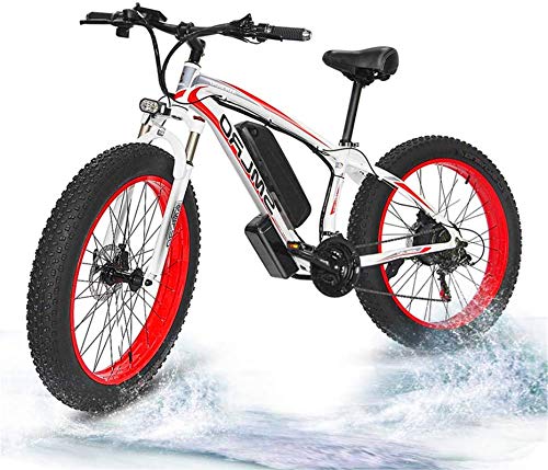 Bicicletas Eléctricas, Fat Tire Bike eléctrica Potente 26 "X4" Fat Tire 500W Motor 48V / 15AH batería de litio extraíble E-bici del ciclomotor de la nieve de la montaña Se bicicletas, bicicletas eléct
