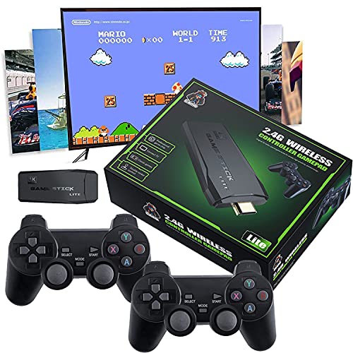 BIGFOX Retro Classic Mini Consola de Juegos con 3535 Juegos + Joystick 2 Piezas Consola Arcade Machine HDMI VGA USB Nuevo Sistema Arcade Game Consola
