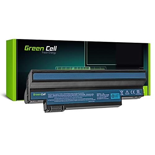 Green Cell® Standard Serie UM09C31 UM09G71 UM09H31 UM09H75 Batería para Acer Aspire One 532H 533 | eMachines EM350 NAV51 Ordenador (6 Celdas 4400mAh 10.8V Negro)