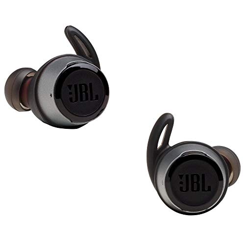 JBL Reflect Flow Auriculares inalámbricos intraaurales deportivos, con Bluetooth y tecnologías TalkThru y AmbientAware, hasta 20h de música, negro