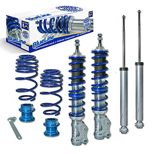 JOM Car Parts & Car Hifi GmbH 741071 Blueline Suspension Cuerpo roscado VW Lupo 1.0/1.4/ 16V/ 1.6GTi/ 1.4TDi/ 1.7SDi (6X), 99-, amortiguadores y muelles