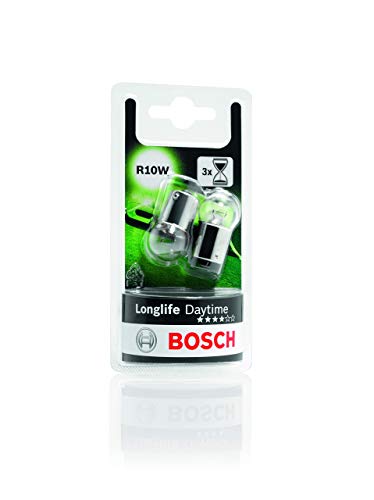 Lámparas Bosch para vehículos Longlife Daytime R10W 12V 10W BA15s (Lámpara x2)