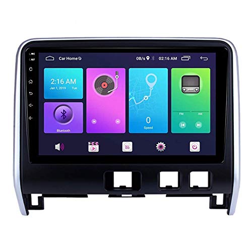 LINNJ Estéreo de Coche Android para Nissan Serena 2016-2018 Sistema de Unidad Principal Navegación GPS Sat Nav SWC 4G WiFi BT Enlace de Espejo USB Carplay inalámbrico Incorporado