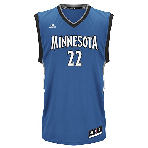 NBA Minnesota Timberwolves Andrew Wiggins #22 Road Replica Jersey para Hombre, tamaño Mediano, Azul