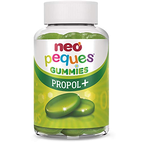 Neo Peques | Gummies Propol+ 30 Unidades | Gominolas a Base de Própolis, N-Acetilcisteína y Vitamina C | Tomar 1 o 2 al día | Para Mayores de 3 años | Caramelo Masticable Infantil con Sabor a Lima