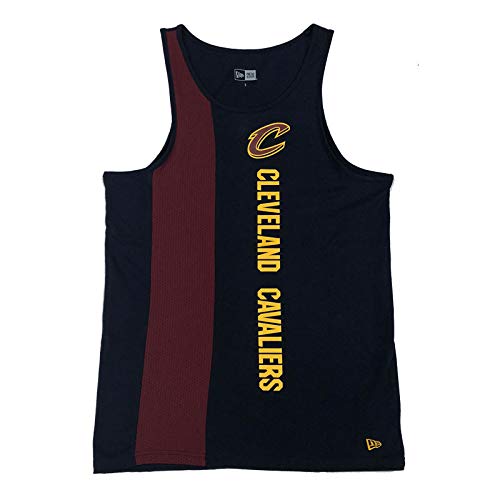 New Era – Camiseta de tirantes NBA Cleveland Cavaliers New Era Wordmark para hombre, talla M