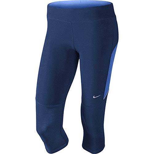 NIKE Capri Filament - Pantalones para Mujer, Color Azul, Talla S