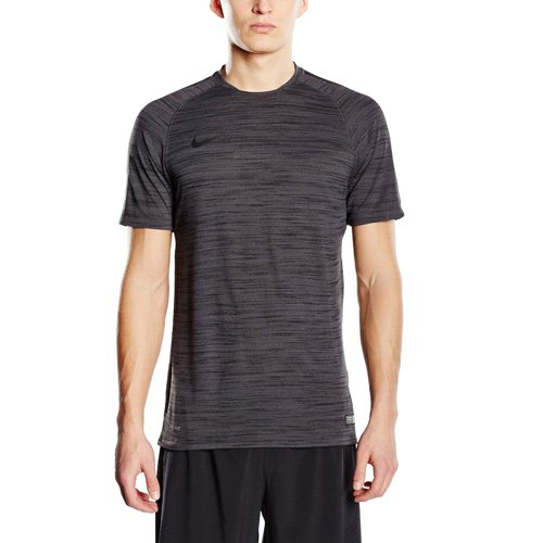 NIKE Fußballtrikot Flash Dri-Fit Cool Camiseta, Hombre, Negro-Black/Htr, Medium