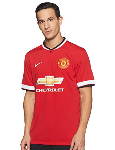 NIKE Manchester United Home Stadium - Camiseta/Camisa Deportiva para Hombre, Color Rojo, Talla M