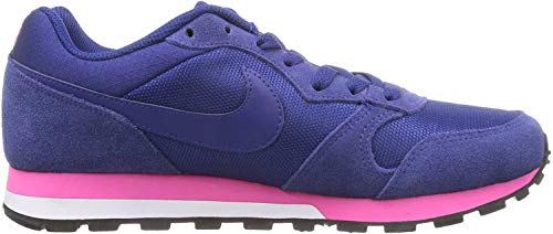 Nike MD Runner 2, Zapatillas de Running Mujer, Azul (Deep Royal Blue/Deep Royal Blue/Pink Fl/White 446), 36.5