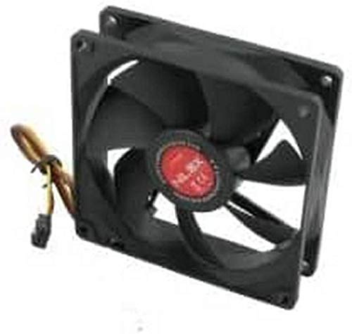 Nilox Case Fan I2025 - Ventilador para Caja de Ordenador (1200 RPM, 128.8 dB, 120 mm), Negro