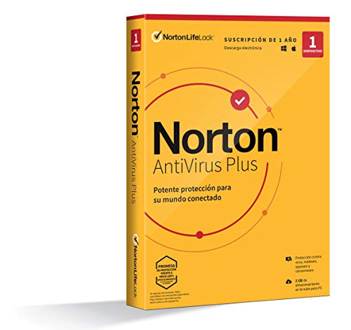 Norton Antivirus Plus 2021 - Antivirus software, 1 Dispositivo, para PC o Mac