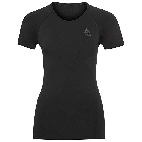 Odlo Set Evolution Light 2 Pack Camiseta para Mujer, Negro, Medium