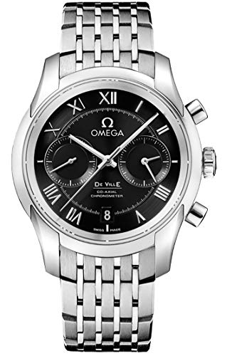 Omega DeVille Reloj para hombre con esfera negra 431.10.42.51.01.001