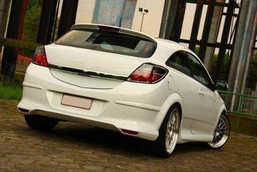 Opel Astra H GTC trasero Delantal trasero labio Top OPC