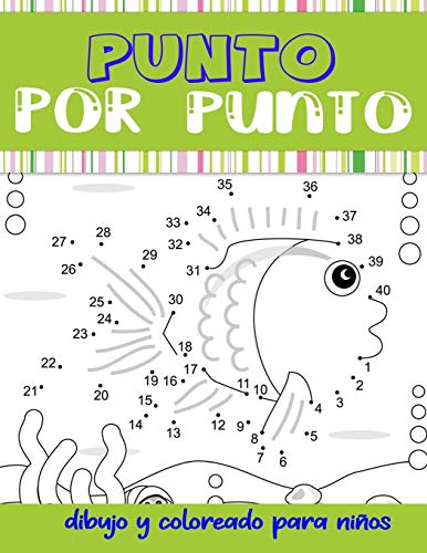 punto por punto dibujo y coloreado para niños: Conecte el libro de puntos y el libro de colorear para niños de 6 a 9 años. Rompecabezas desafiantes y divertidos de punto a punto
