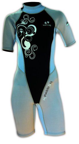 Salvas Vortex Shorty - Neopreno para Surf de Buceo para Mujer, tamaño XS, Color Gris